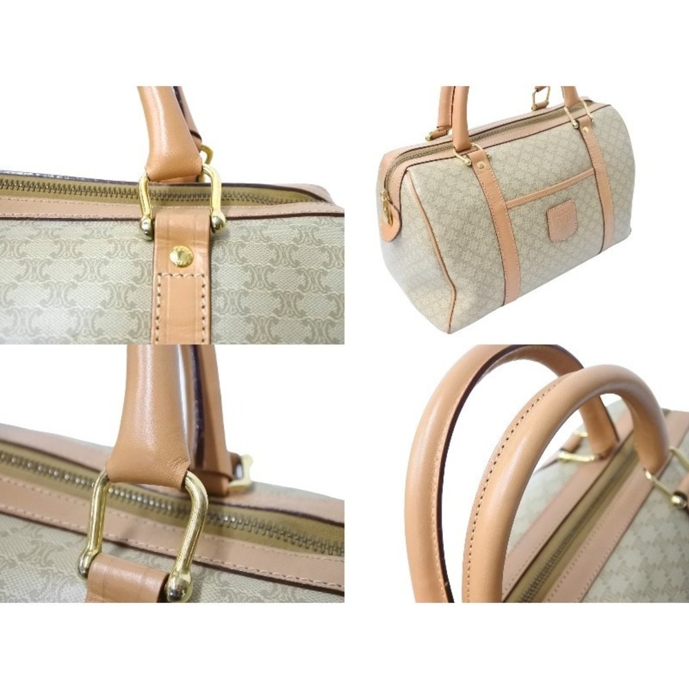 Celine Beige Bag Boston Tan Macadam Leather - Picture 4 of 9
